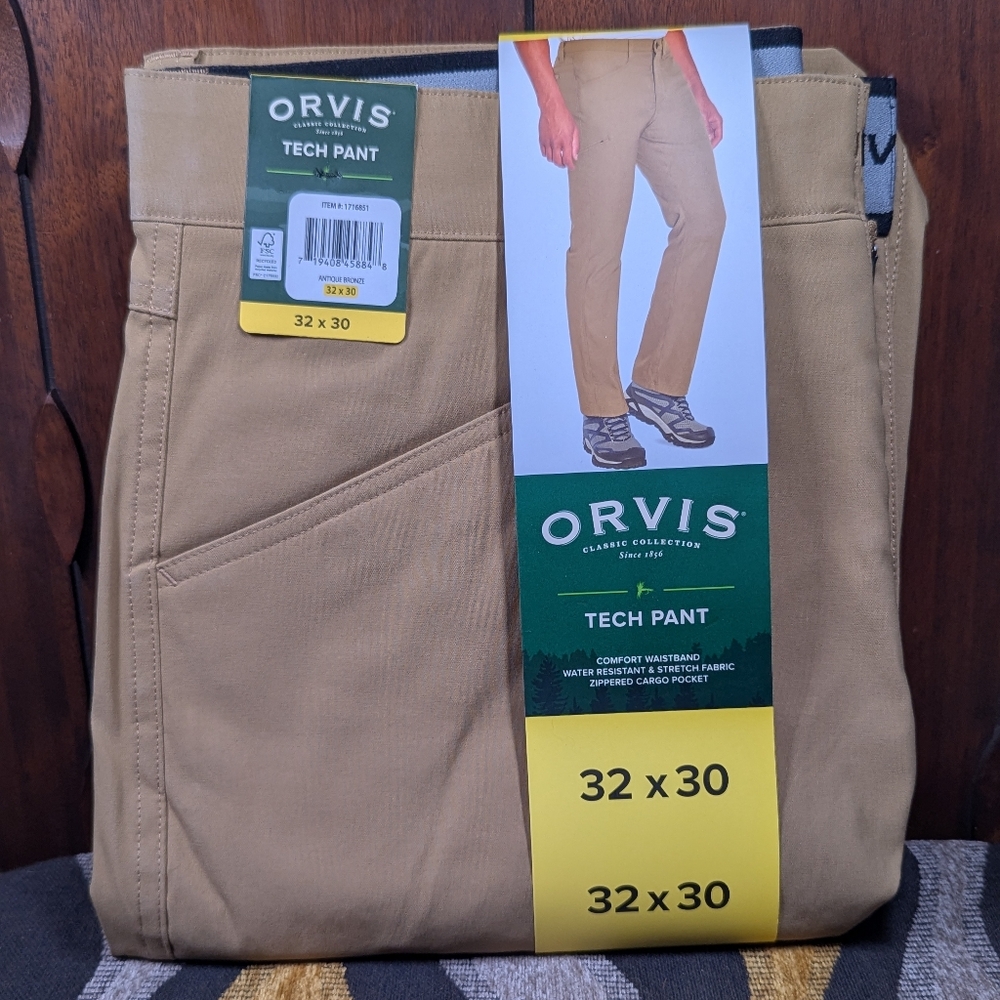NEW IN PACKAGE! Orvis Tech Pants 32x30